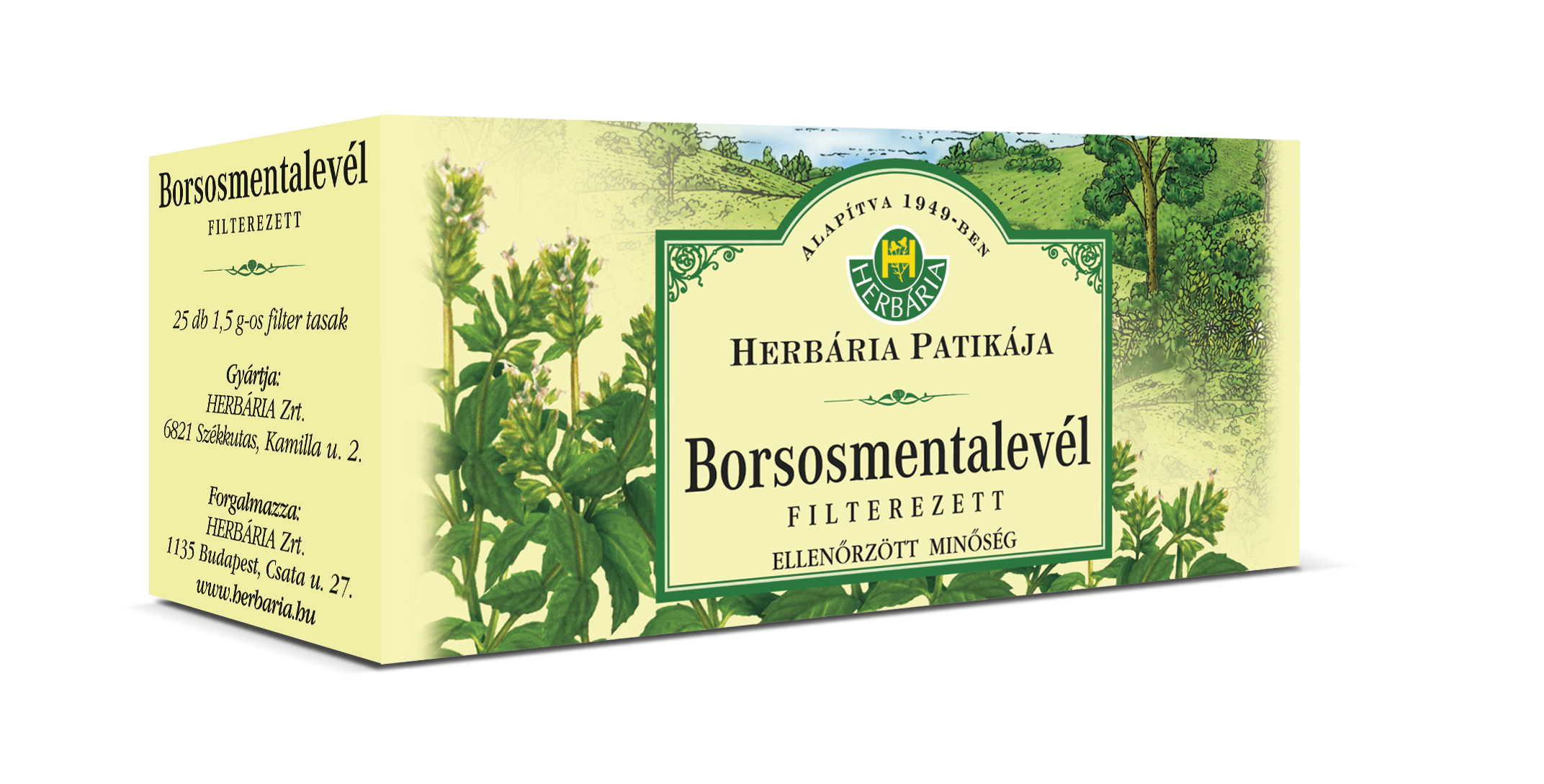 Borsosmentalevél filterezett 25db x 1,5g